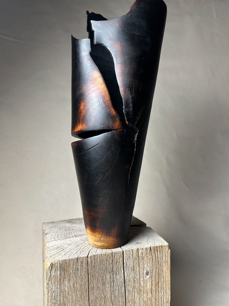Fired Rock Maple Vessel