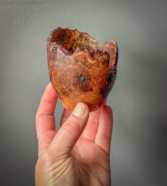 Dainty Cherry Burl Vessel