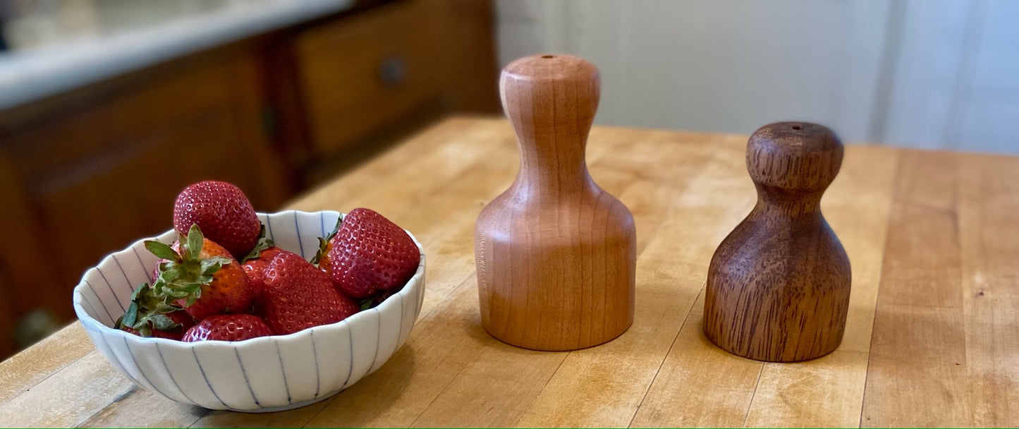 Hand Turned Wooden Biscuit Cutter